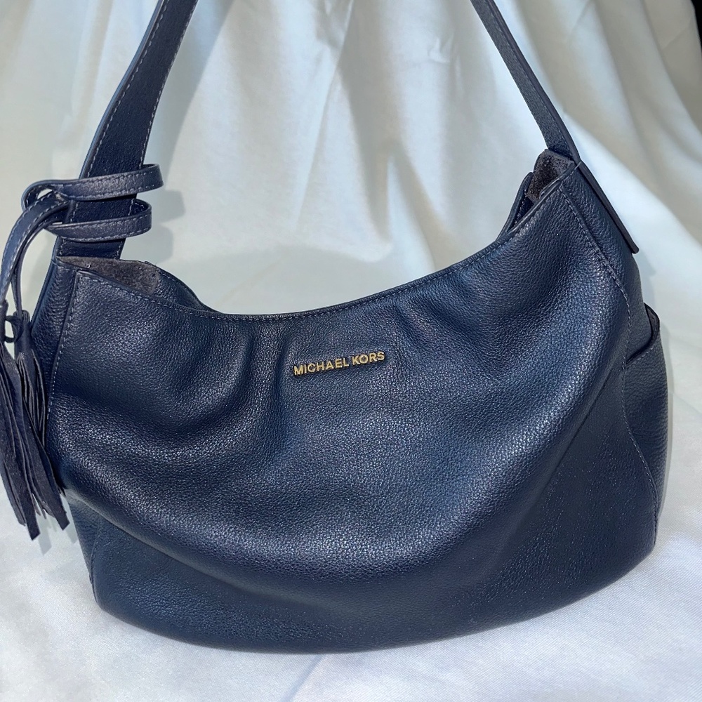 Michael Kors Leather Hobo Handbag
